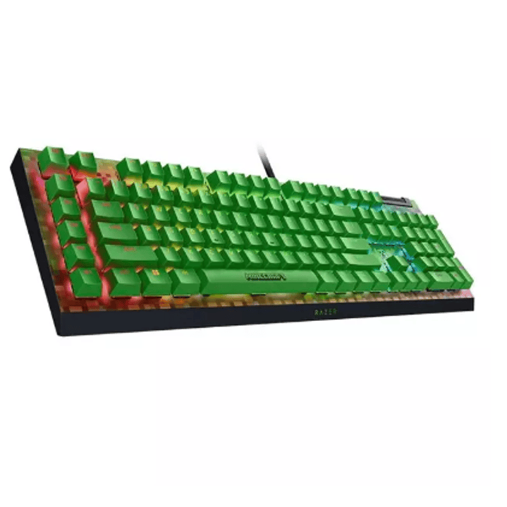 TECLADO RAZER BlackWidow V4 X EDI.  Minecraft 2
