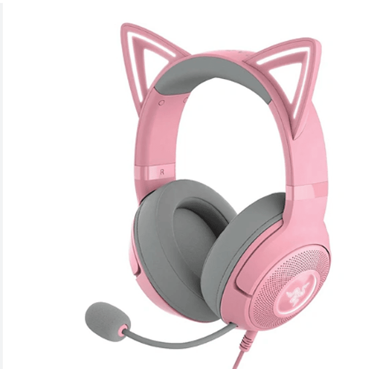 AUDIFONOS GAMER RAZER KRAKEN KITTY V2 QUARTZ EDITION 2