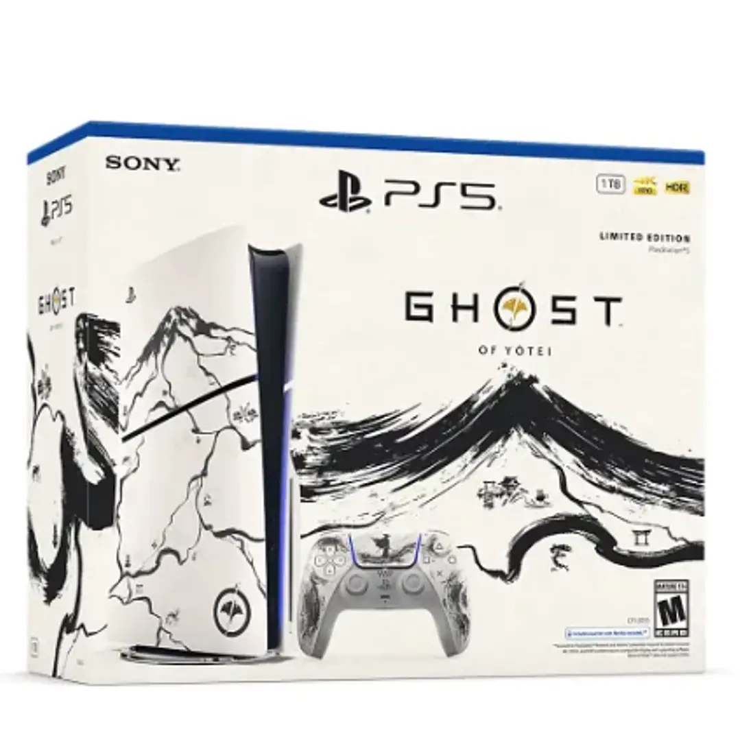 PLAYSTATIONS 5 SLIM – GHOST OF YŌTEI GOLD LIMITED BUNDLE 1