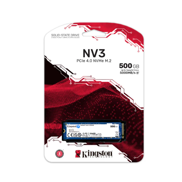DISCO SSD KINGSTON NV3 500GB M.2 2280 NVME 1