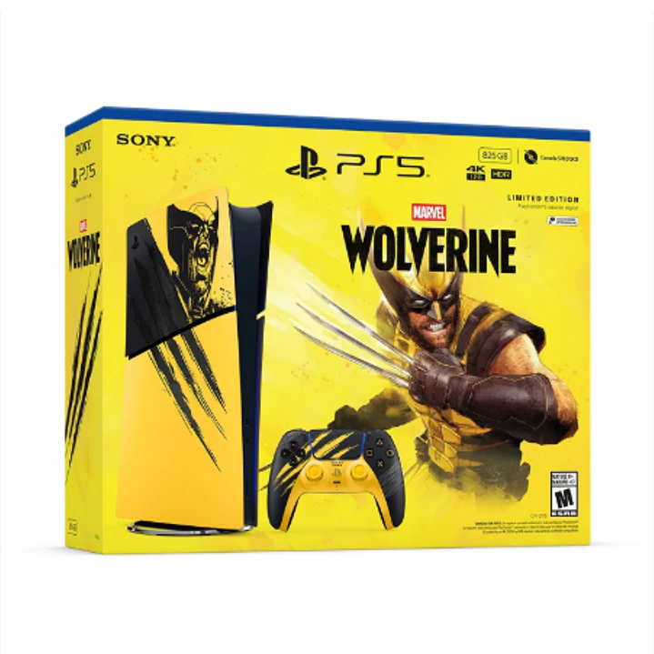 PS5 SLIM MARVEL WOLVERINE BATTLE LIMITED EDITION 2
