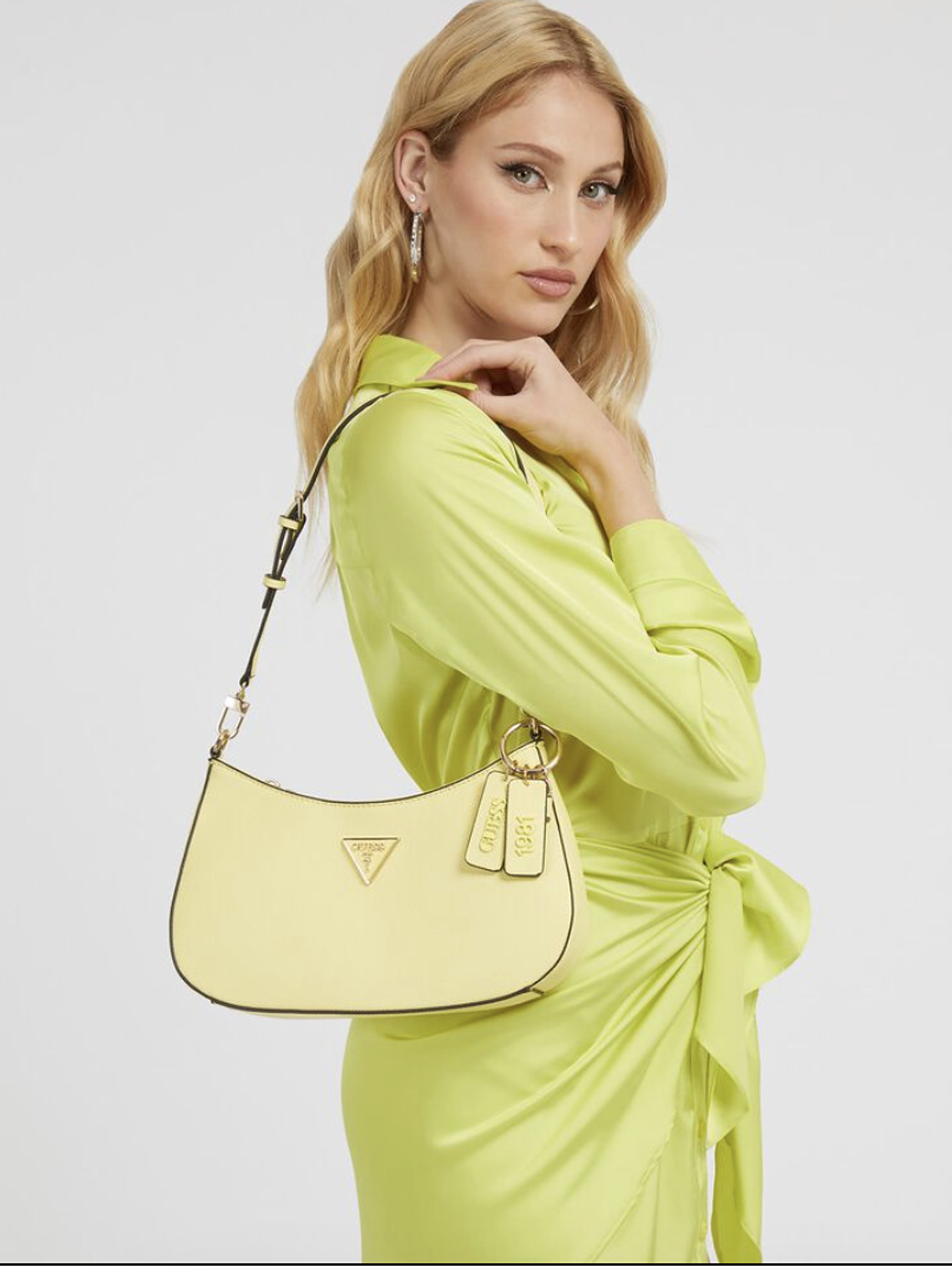 GUESS Noelle Top Zip Shoulder Bag 7