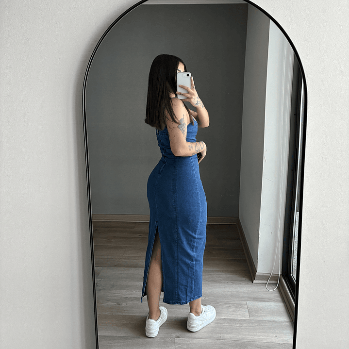 Maxi Vestido Mezclilla Azul 5