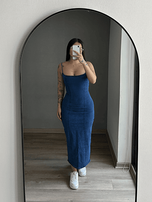 Maxi Vestido Mezclilla Azul