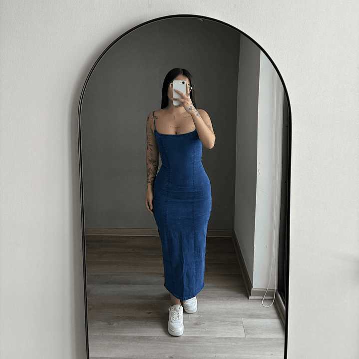 Maxi Vestido Mezclilla Azul 1