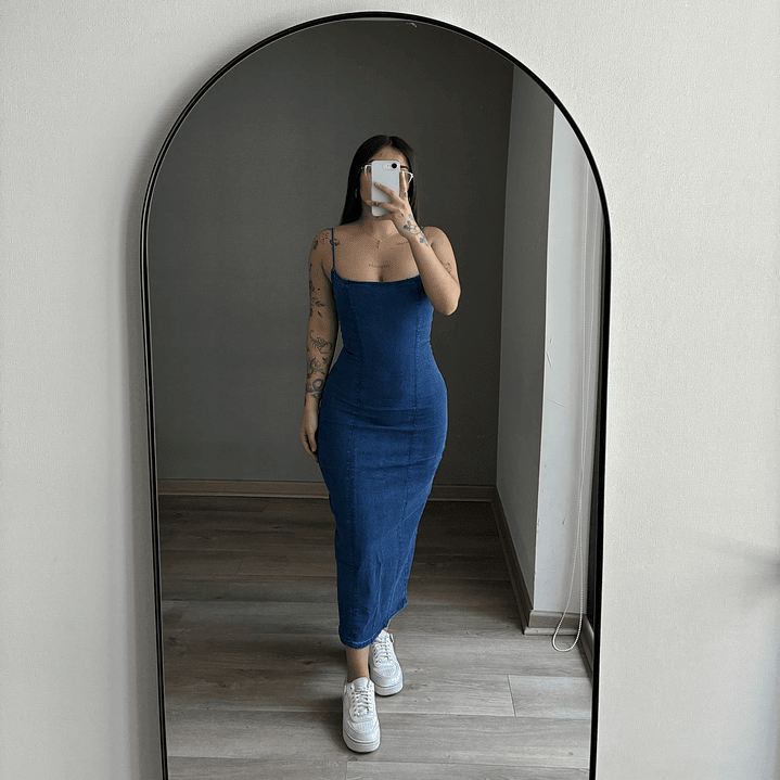 Maxi Vestido Mezclilla Azul 3