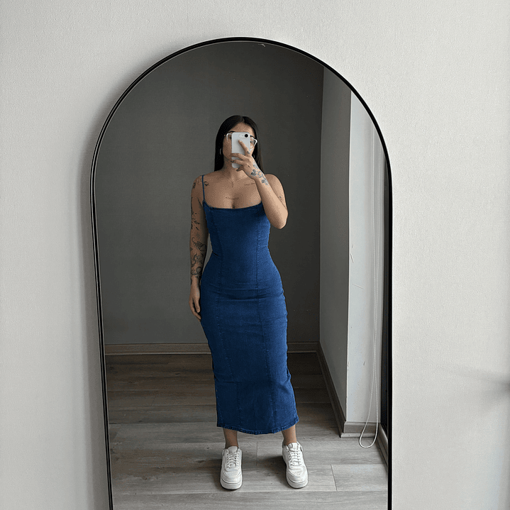 Maxi Vestido Mezclilla Azul 4