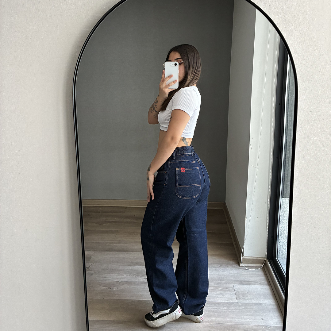 Baggy Azul Estilo Levis 3