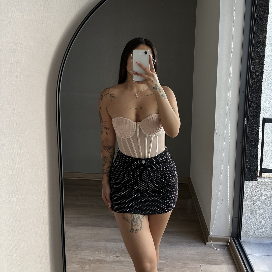 Falda Short Mezclilla Shine 2