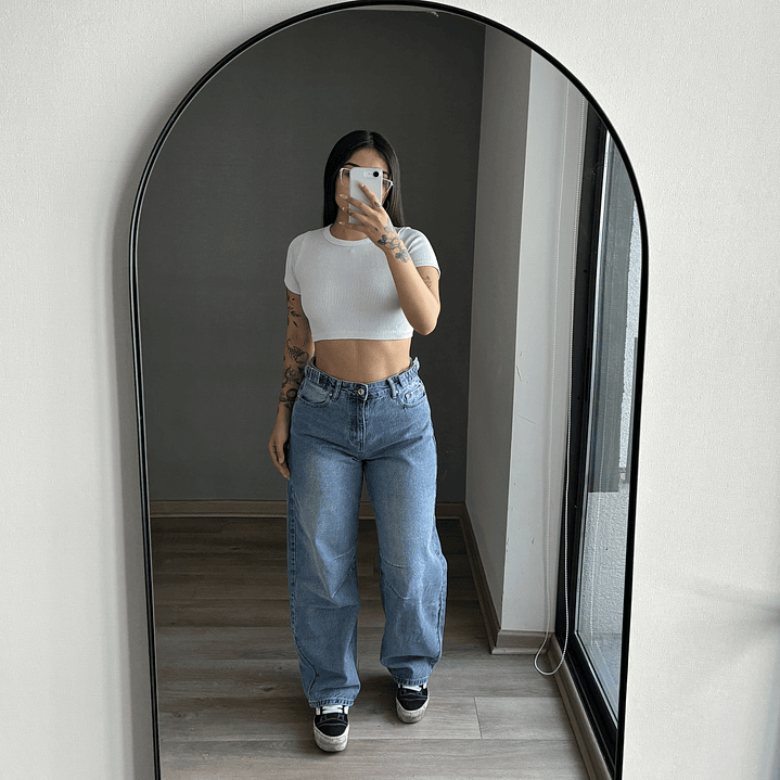 Baggy Jeans Celeste 2