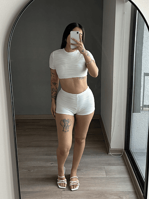 Traje de baño White