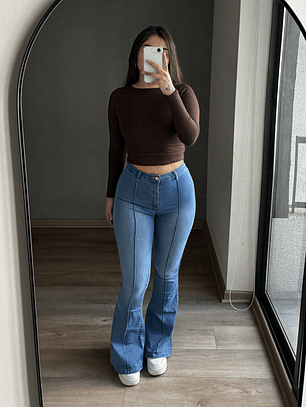 Jeans Flare Lineal