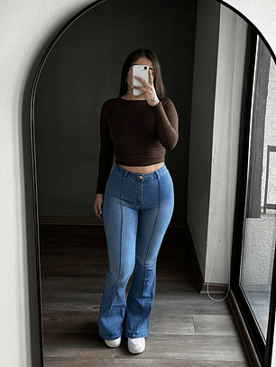 Jeans Flare Lineal