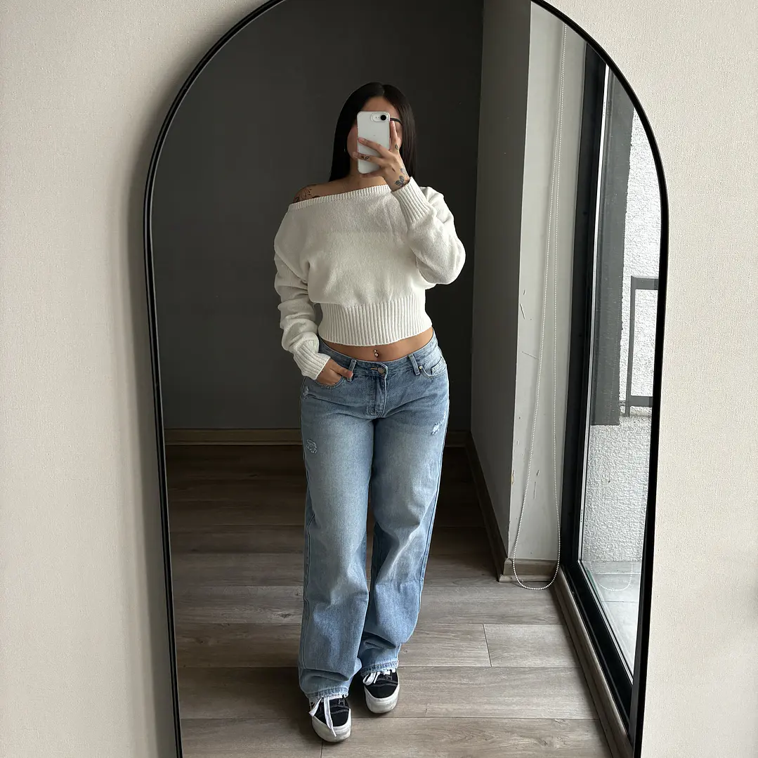 Baggy Low Rise Celeste 6