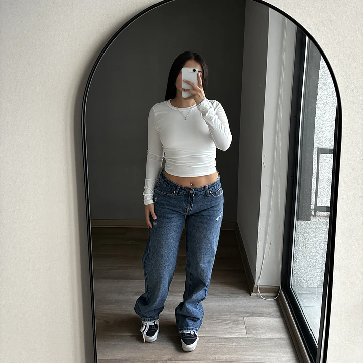 Baggy Low Rise Azul Fuerte  7