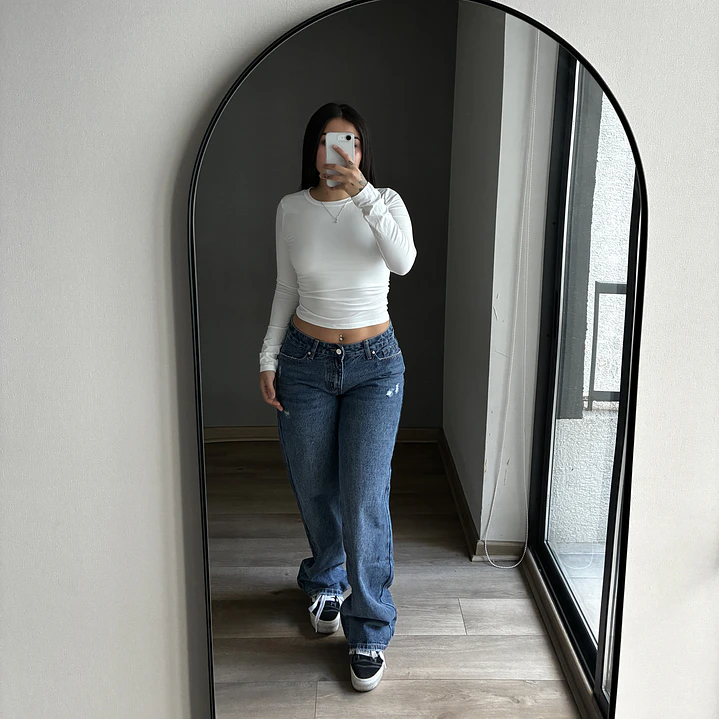 Baggy Low Rise Azul Fuerte  5