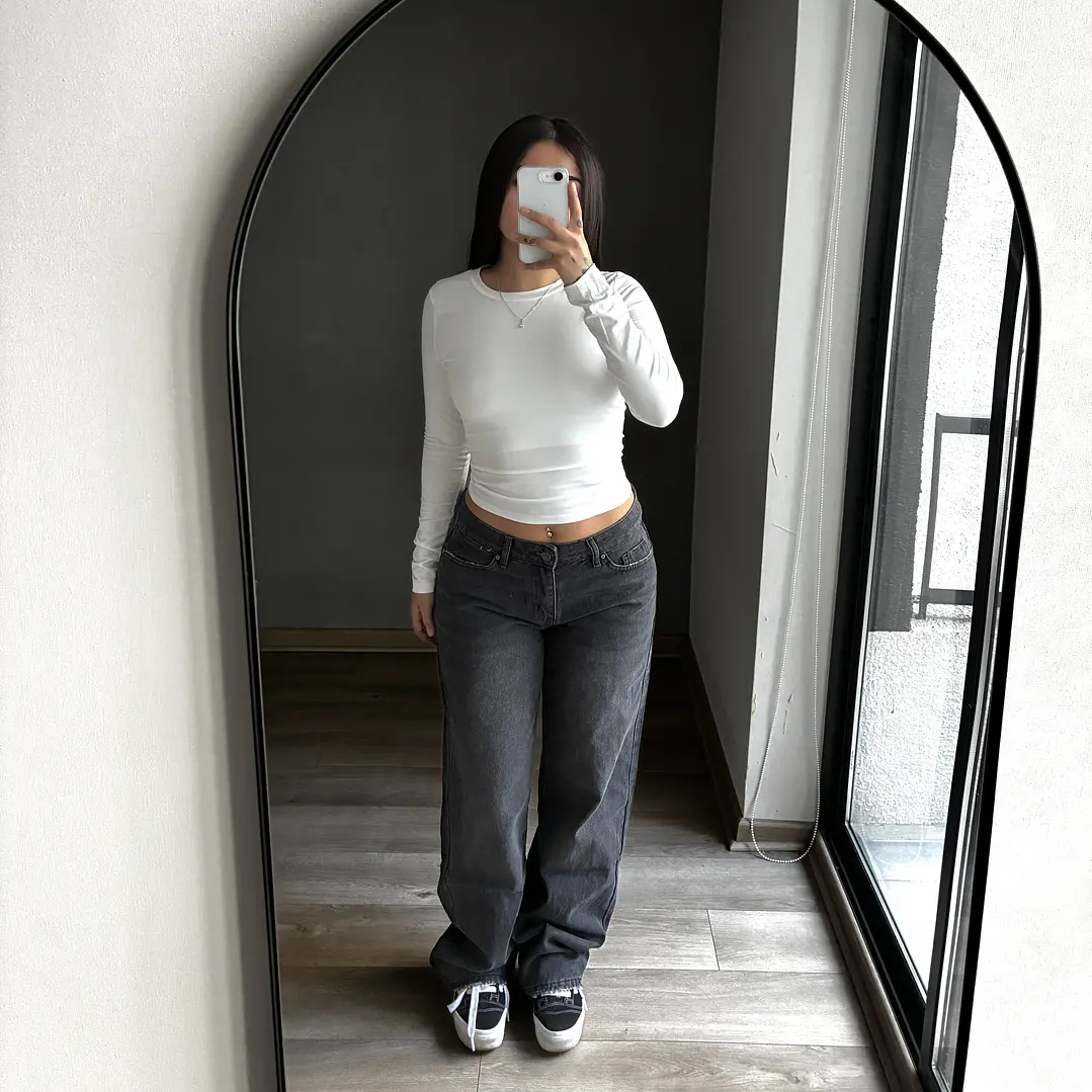 Baggy Low Rise Grafito 2