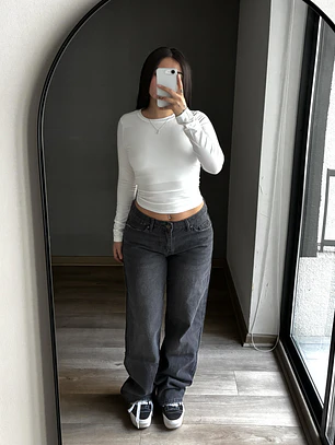 Baggy Low Rise Grafito