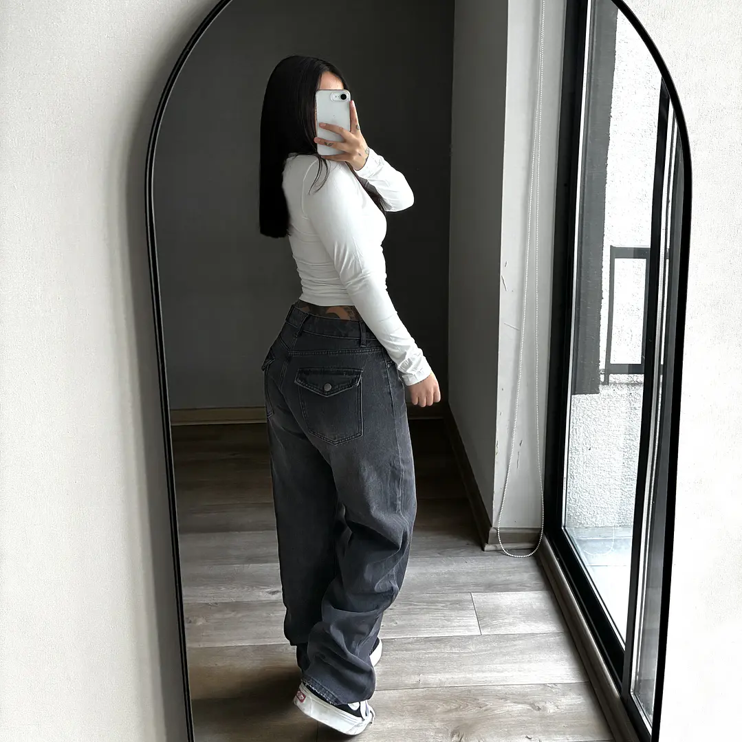 Baggy Low Rise Grafito 4