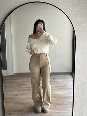 Wide Leg Aruba Beige