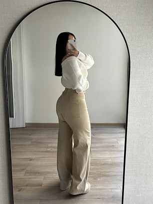 Wide Leg Aruba Beige