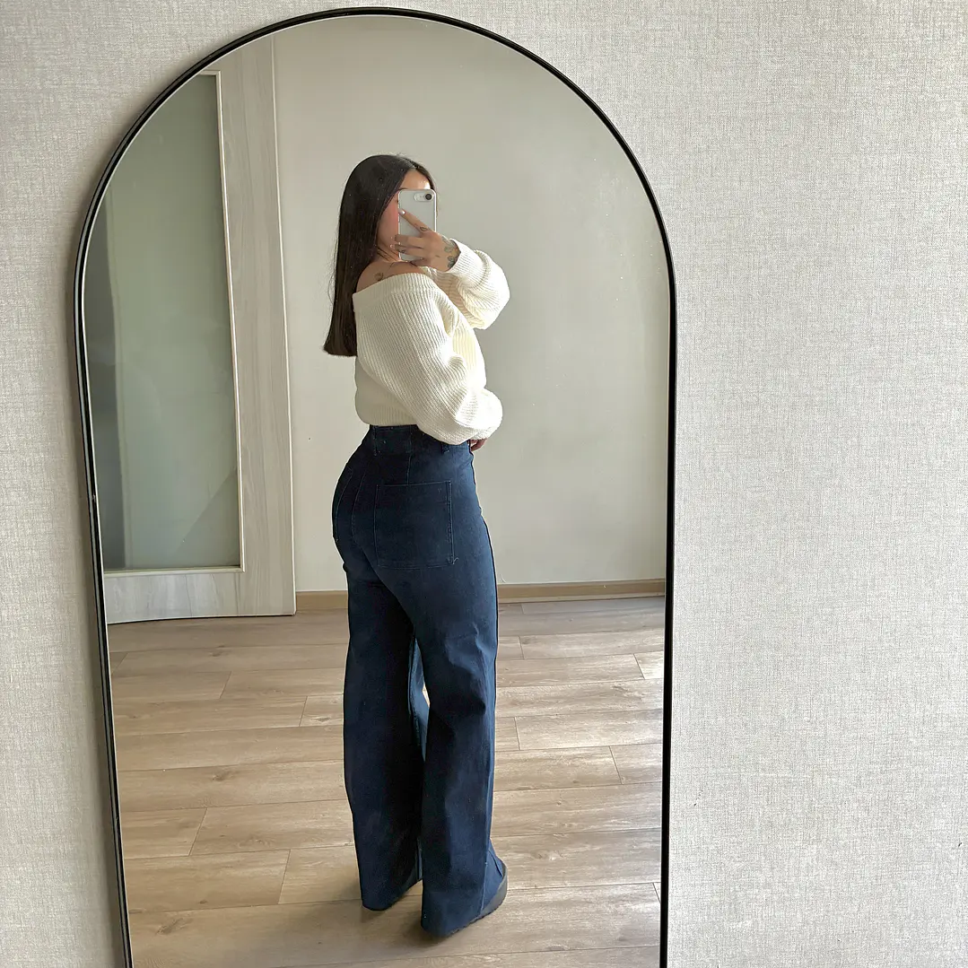 Wide Leg Aruba Azul Denim 2