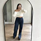 Wide Leg Aruba Azul Denim - Miniatura 1