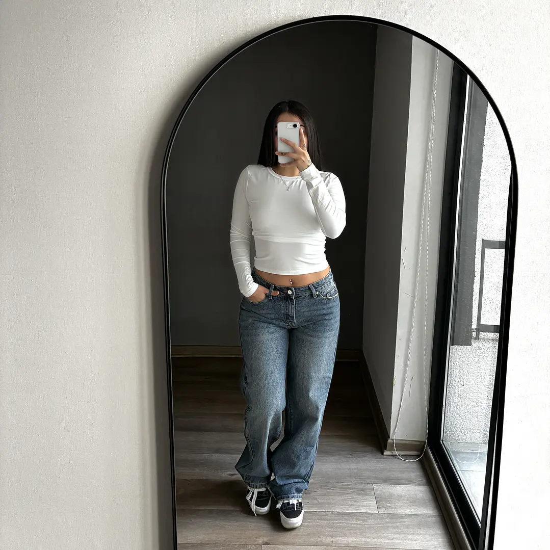 Baggy Jeans Azul Opaco 1