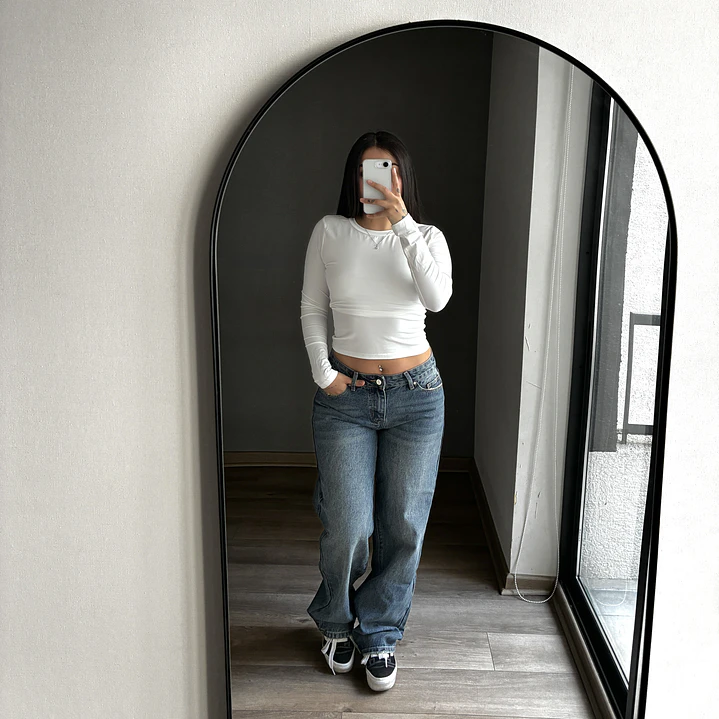 Baggy Jeans Azul Opaco 1