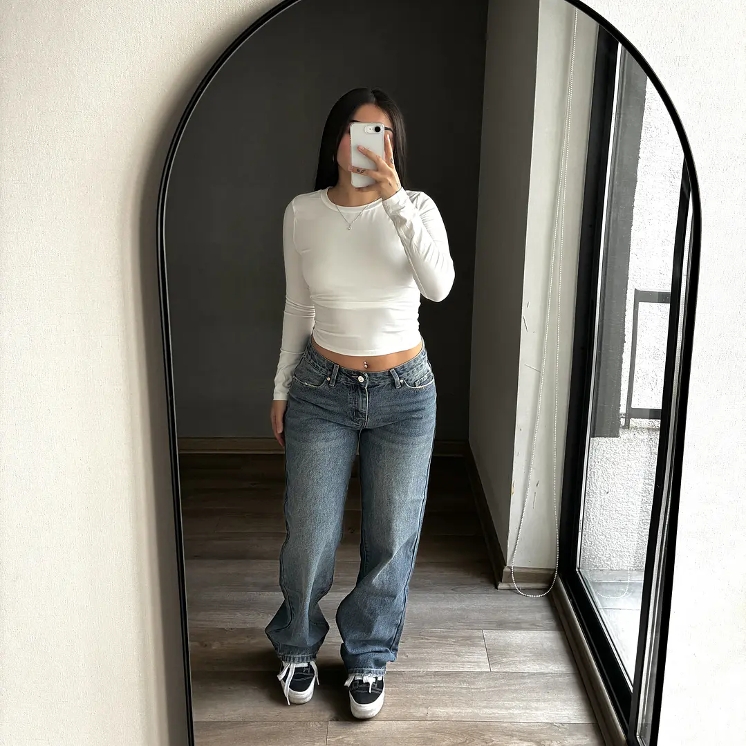 Baggy Jeans Azul Opaco 3