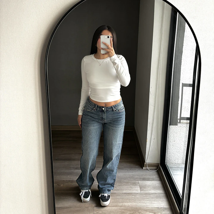 Baggy Jeans Azul Opaco 3