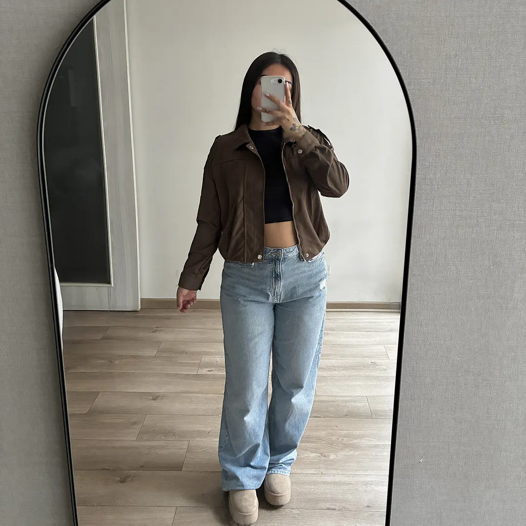 JACKET GAMUZA DUPE ZARA 2