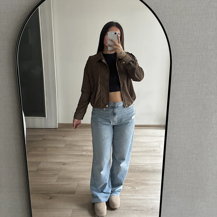 JACKET GAMUZA DUPE ZARA 2