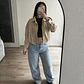 JACKET GAMUZA DUPE ZARA - Miniatura 1