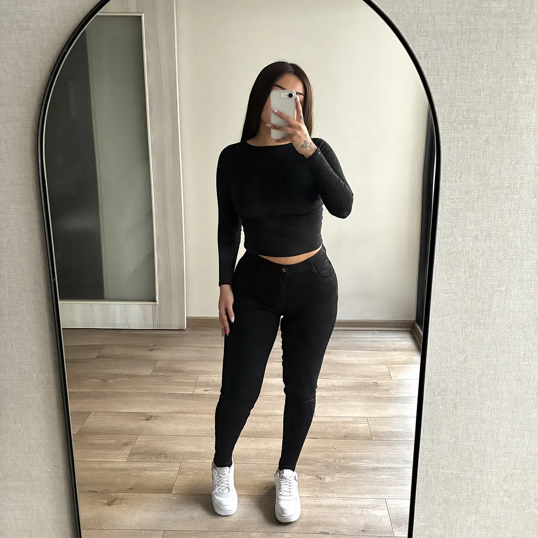 Jeans Skinny Negro 1
