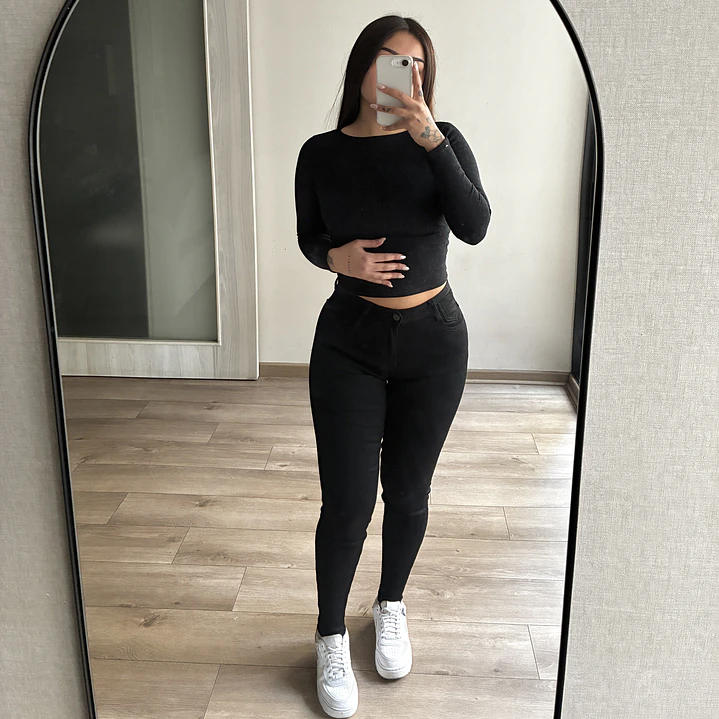 Jeans Skinny Negro 2