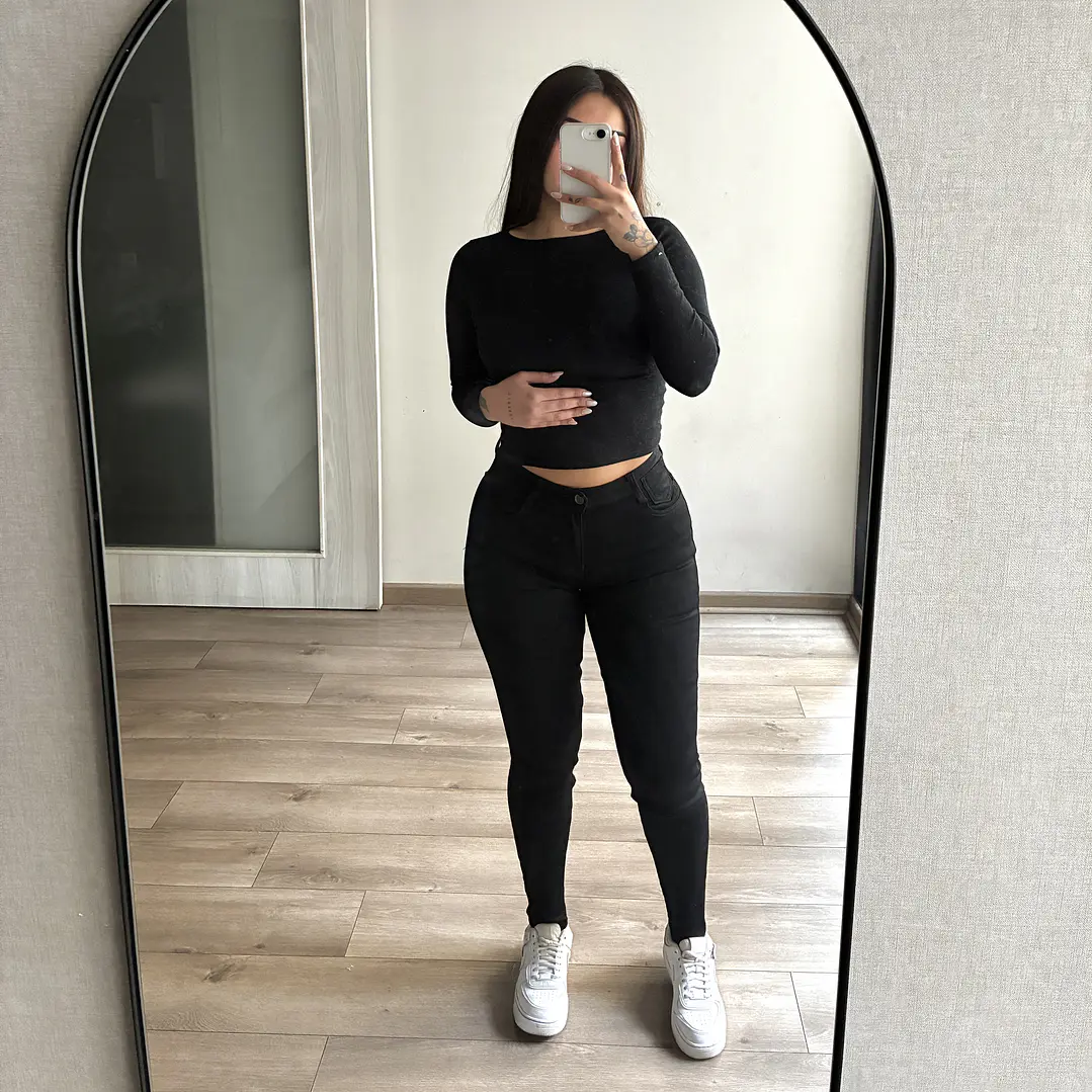 Jeans Skinny Negro 3