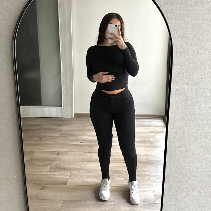 Jeans Skinny Negro 3
