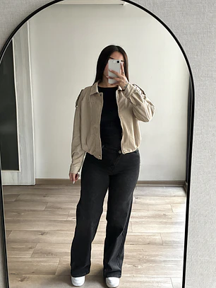 Jacket Gamuza Dupe Zara