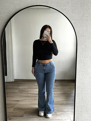 Jeans Flare Blue