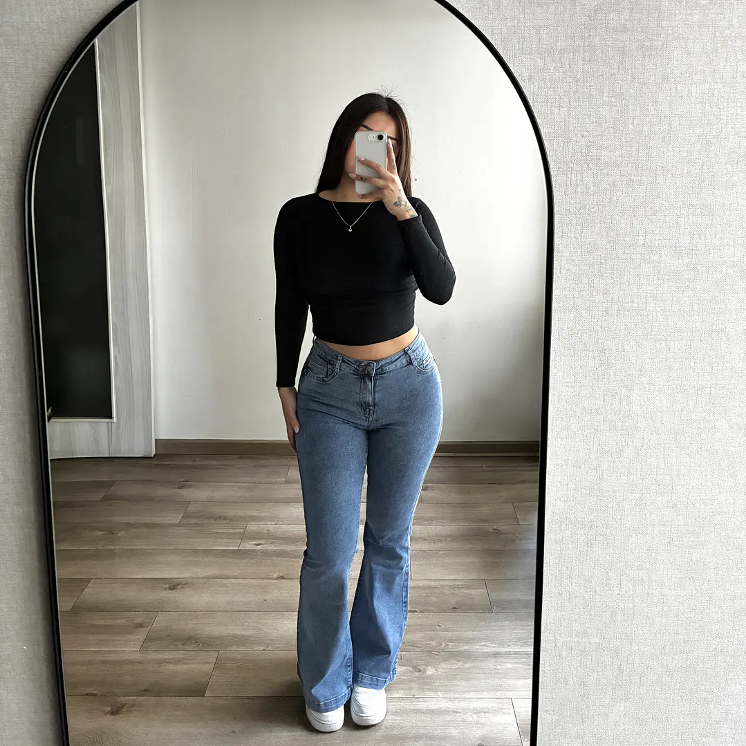 Jeans Flare Blue 4
