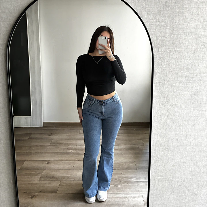 Jeans Flare Blue 4