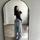 Baggy low rise celeste - Miniatura 4