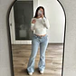 Jeans Flare Low Rise Celeste - Miniatura 5