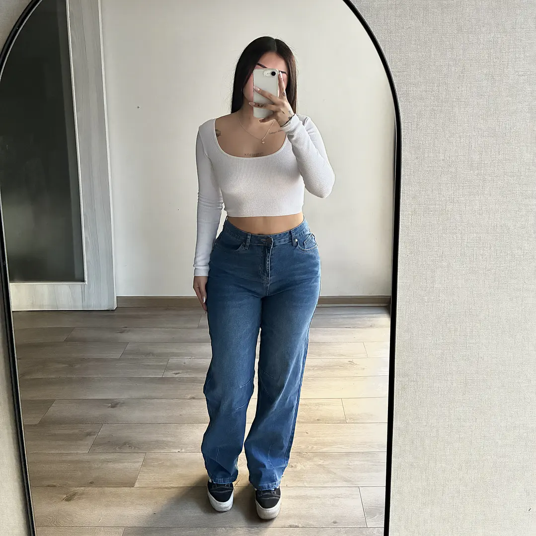 Jeans Baggy Elasticado 3