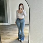 Jeans Flare Trenzado - Miniatura 3