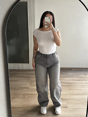 Baggy Gris con Brillo