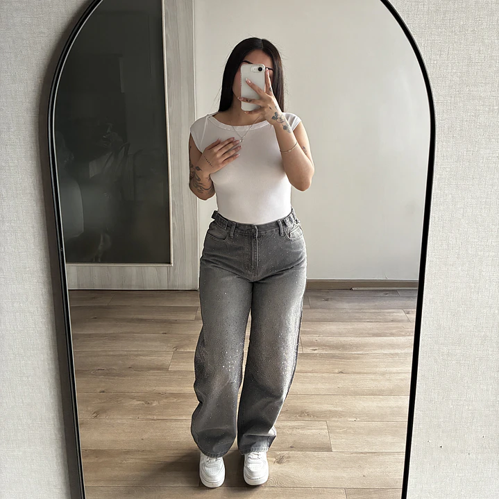 Baggy Gris con Brillo 3