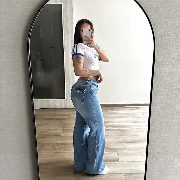 Jeans Wide Leg Celeste 4