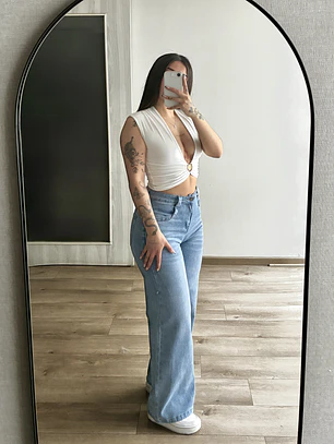 Wide Leg Basic Celeste